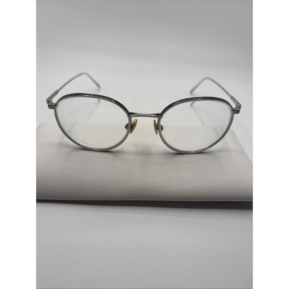 Warby Parker Darin 2153 Silver Metal Full Rim Eyeglass Frames 50-19-140 #520